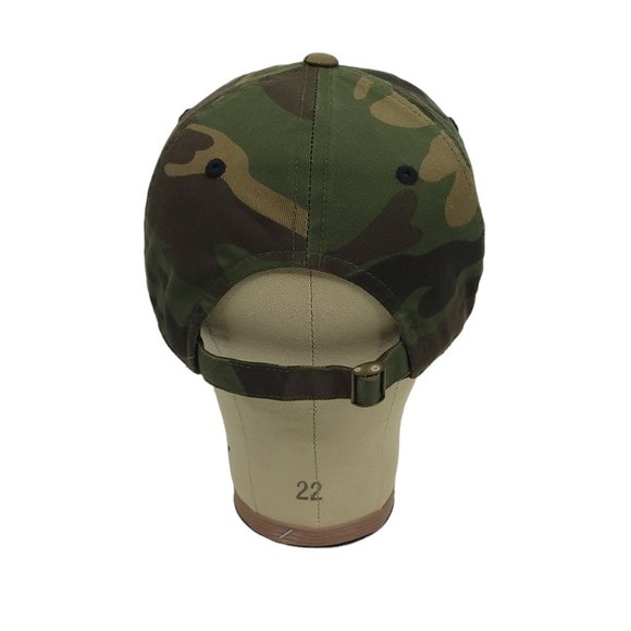 Russell Auburn Tigers Camouflage Cap Hat Adjustable Tuck Strap Green Brown - Picture 5 of 8